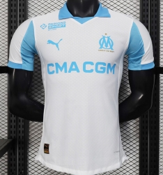 2526 Marseille home player version Soccer Jersey